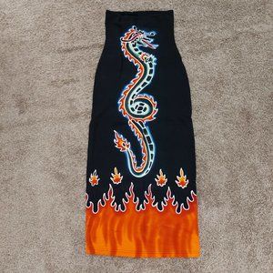 Designs by Naomi Dragon Body Con Dress